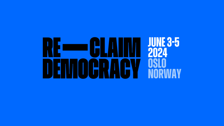 Re-Claim Democracy - Oslo, Norway