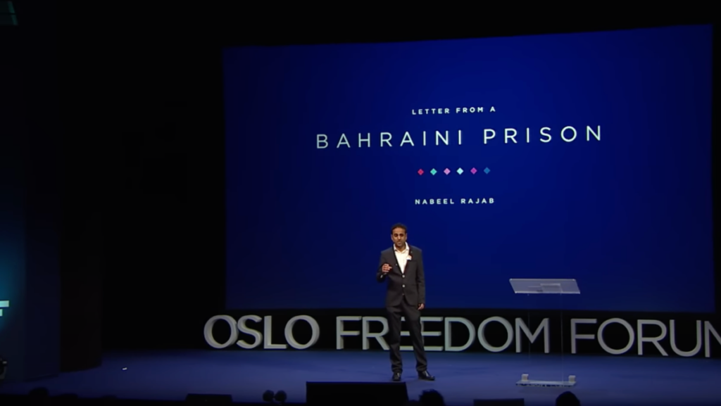Nabeel Rajab - Letter from a Bahraini Prison