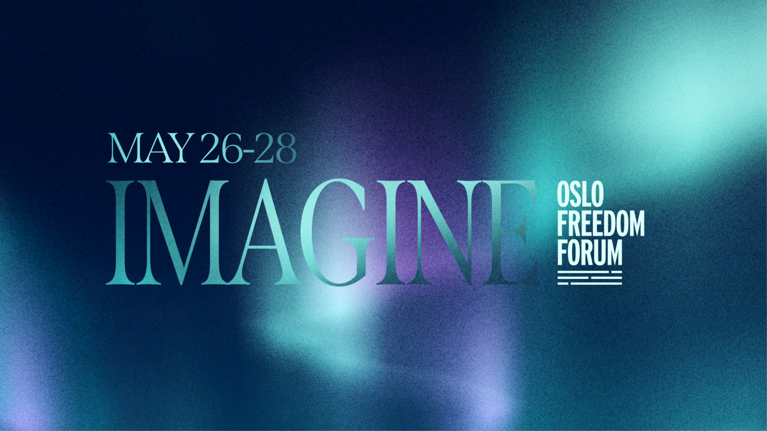 “Imagine” at the 2025 Oslo Freedom Forum