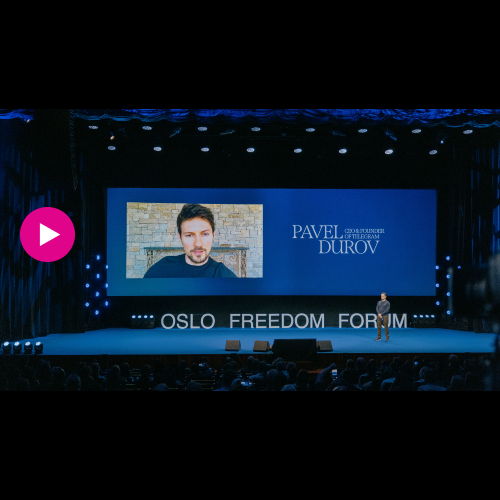 Pavel Durov in Conversation with Thor Halvorssen at the 2025 Oslo Freedom Forum