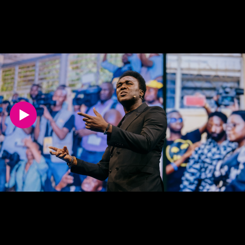 Venancio Mondlane speaks at the 2025 Oslo Freedom Forum
