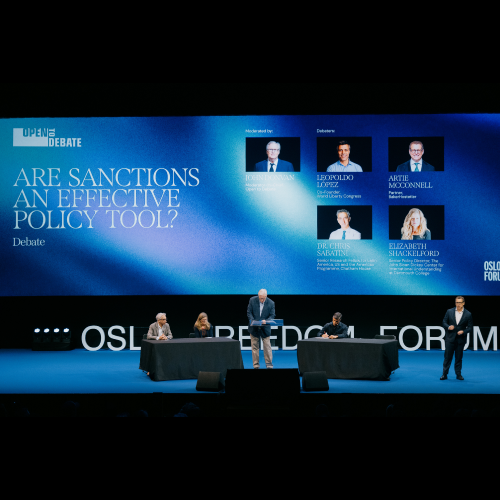 Live Debate at the Oslo Freedom Forum: Are Sanctions An Effective Policy Tool